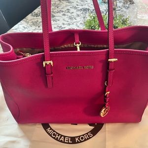 Authentic Michael Kors shoulder bag- bright pink